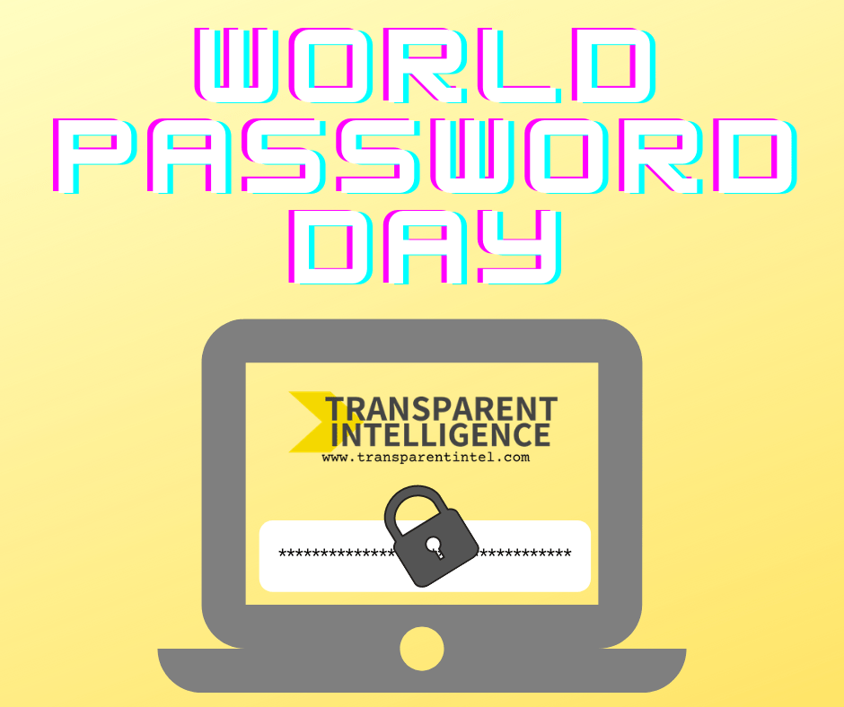 A graphic shows a computer screen with a masked password and a padlock.
